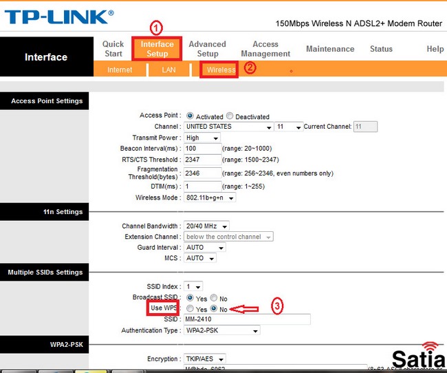 غیرفعال کردن WPS در مودم‌های تی پی لینک TP-Link