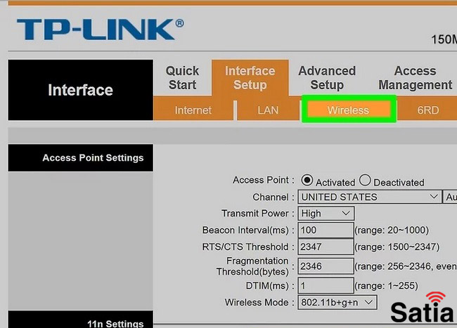 تغییر رمز وای فای در مودم تی پی لینک TP-Link