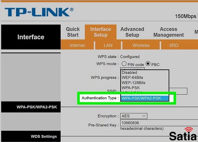 تغییر رمز وای فای در مودم تی پی لینک TP-Link