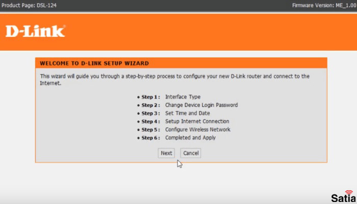 کانفیگ مودم دی لینک مدل D-Link DSL-124 3