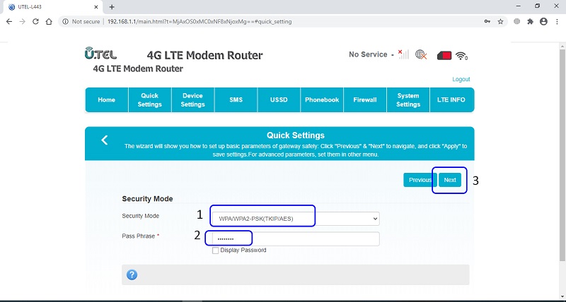 راهنمای نصب و کانفیگ مودم Utel L443