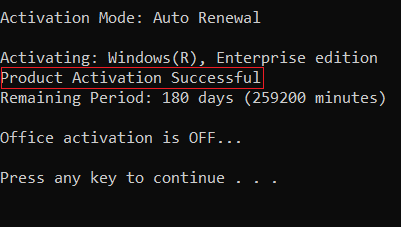 activation